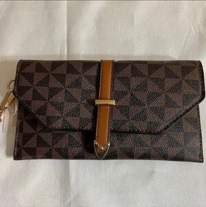 Brown Wristlet Wallet